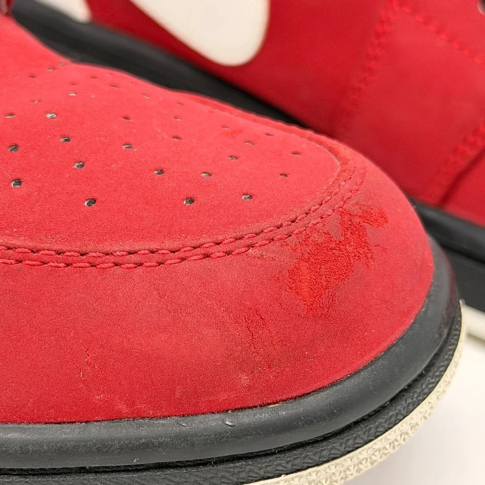 Air Jordan‎ 1 Low Gym Red White Black 553558-601 Mens 10.5 OG 2012 Retro